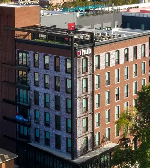 exterior of Hub Tuscaloosa