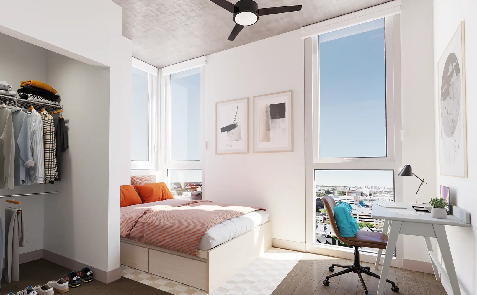 apartment bedroom