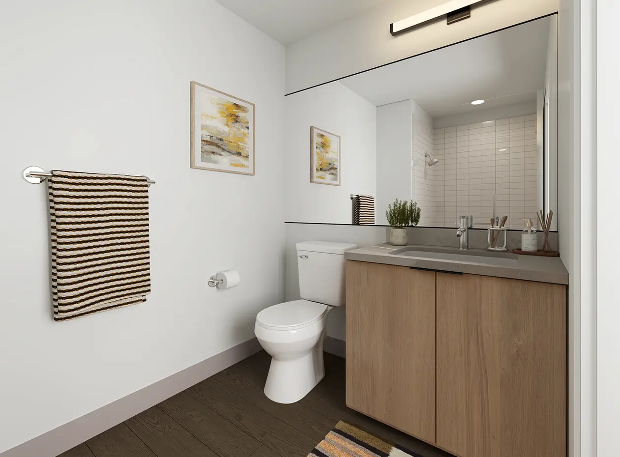 apartment bathroom