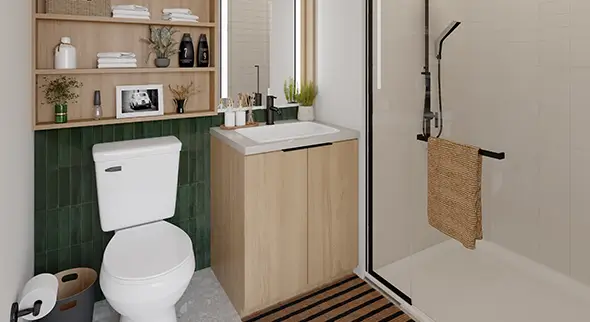 apartment bathroom
