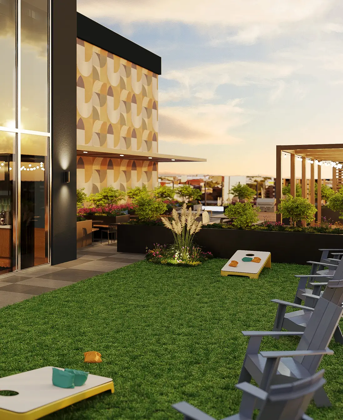 outdoor game lawn