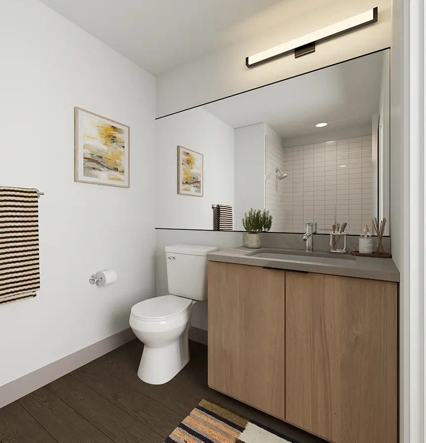 apartment bathroom