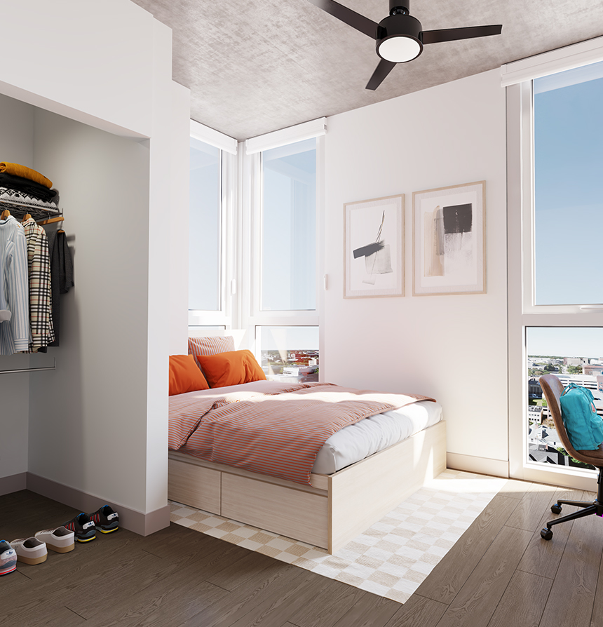 apartment bedroom