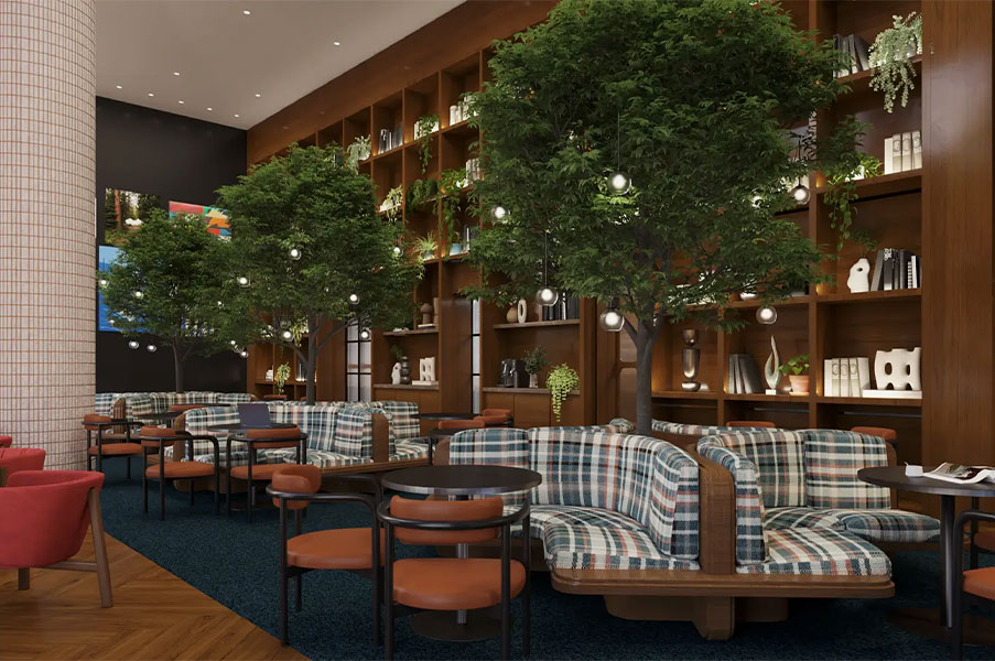 Lounge area
